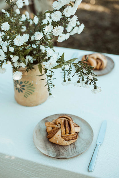 wooden plate