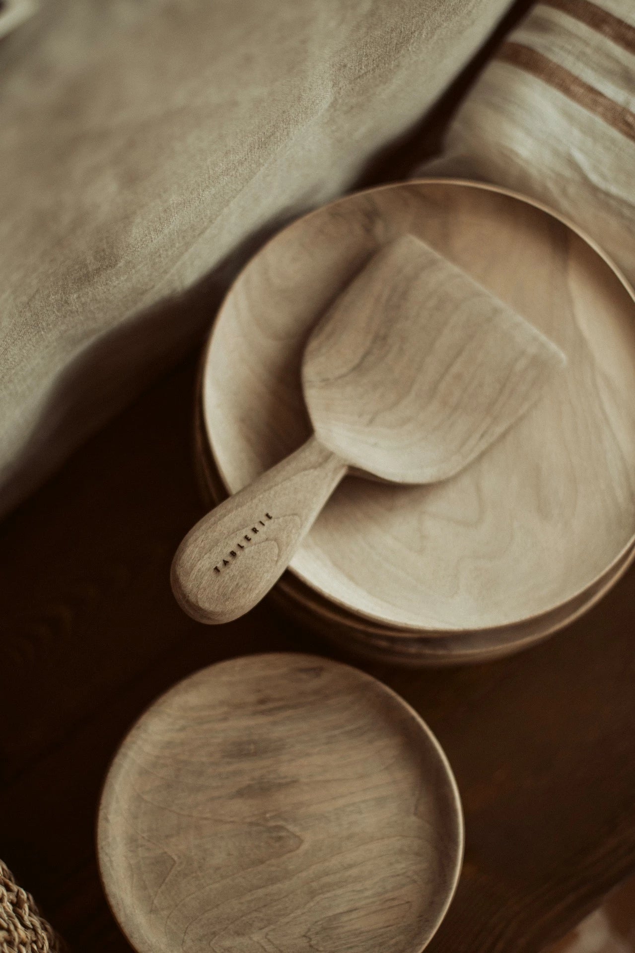 wooden salad spoon - recht