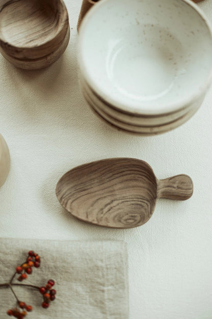 wooden salad spoon - rond