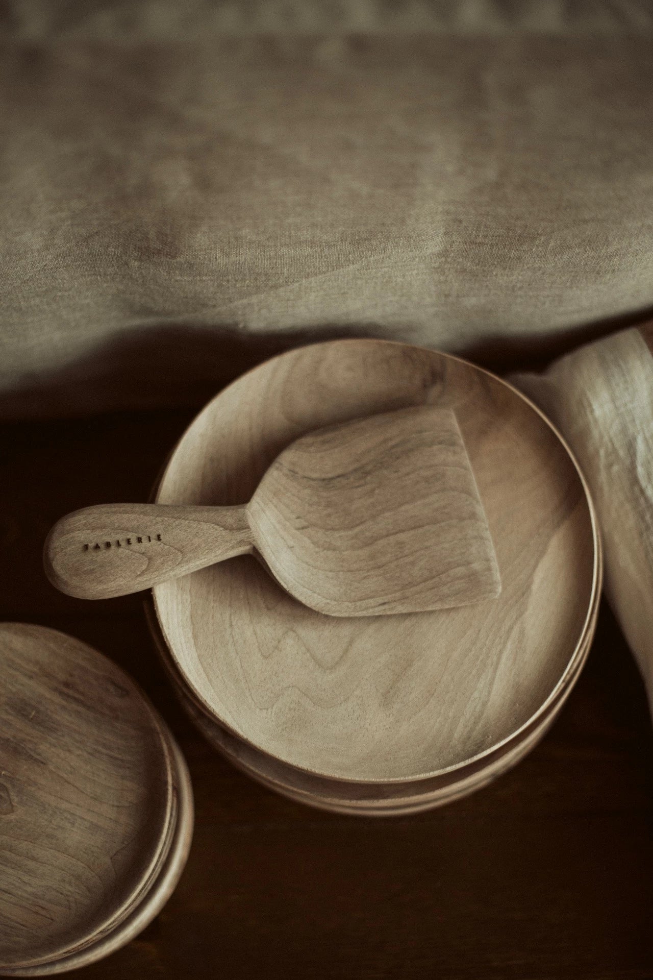 wooden salad spoon - recht