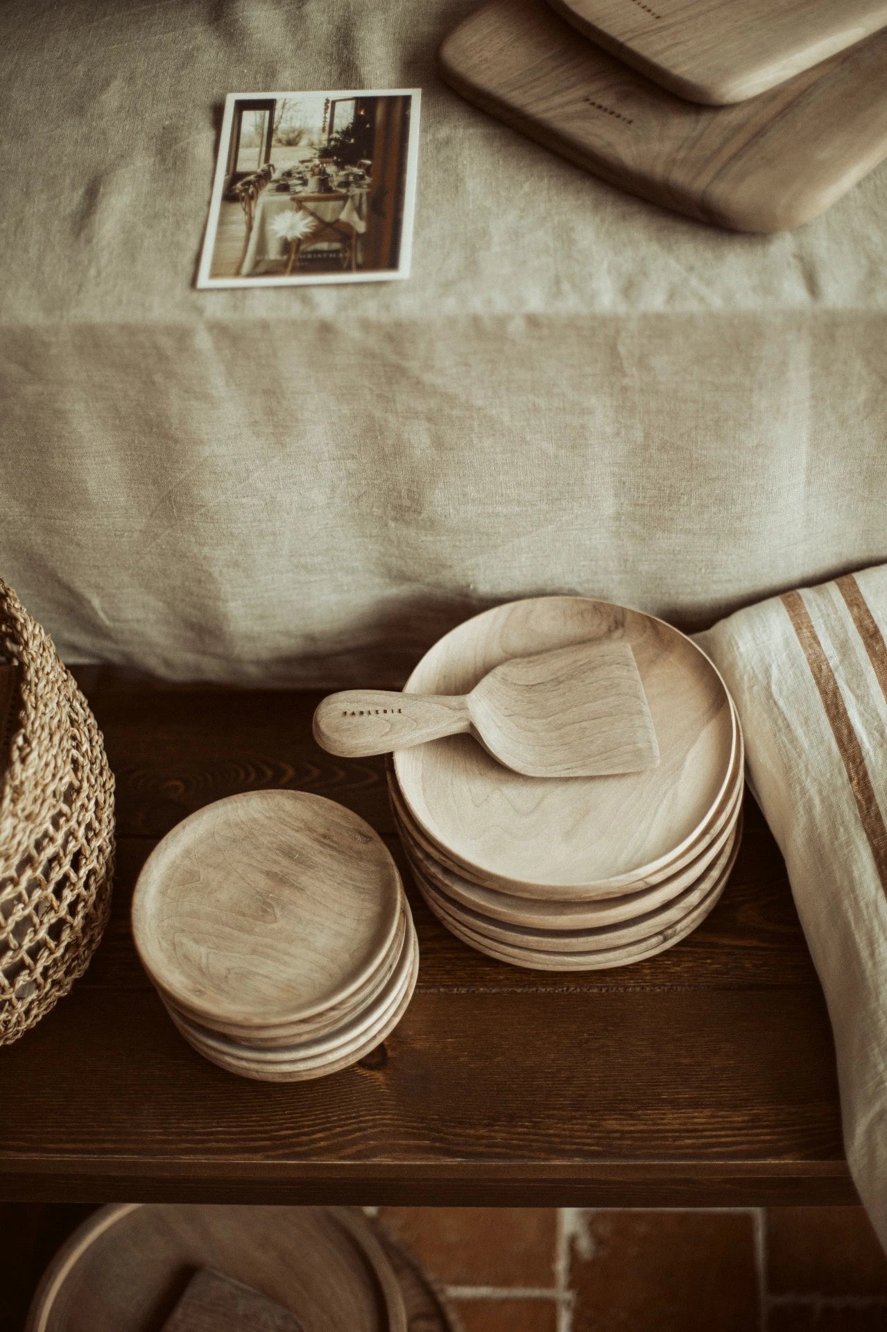 wooden salad spoon - recht