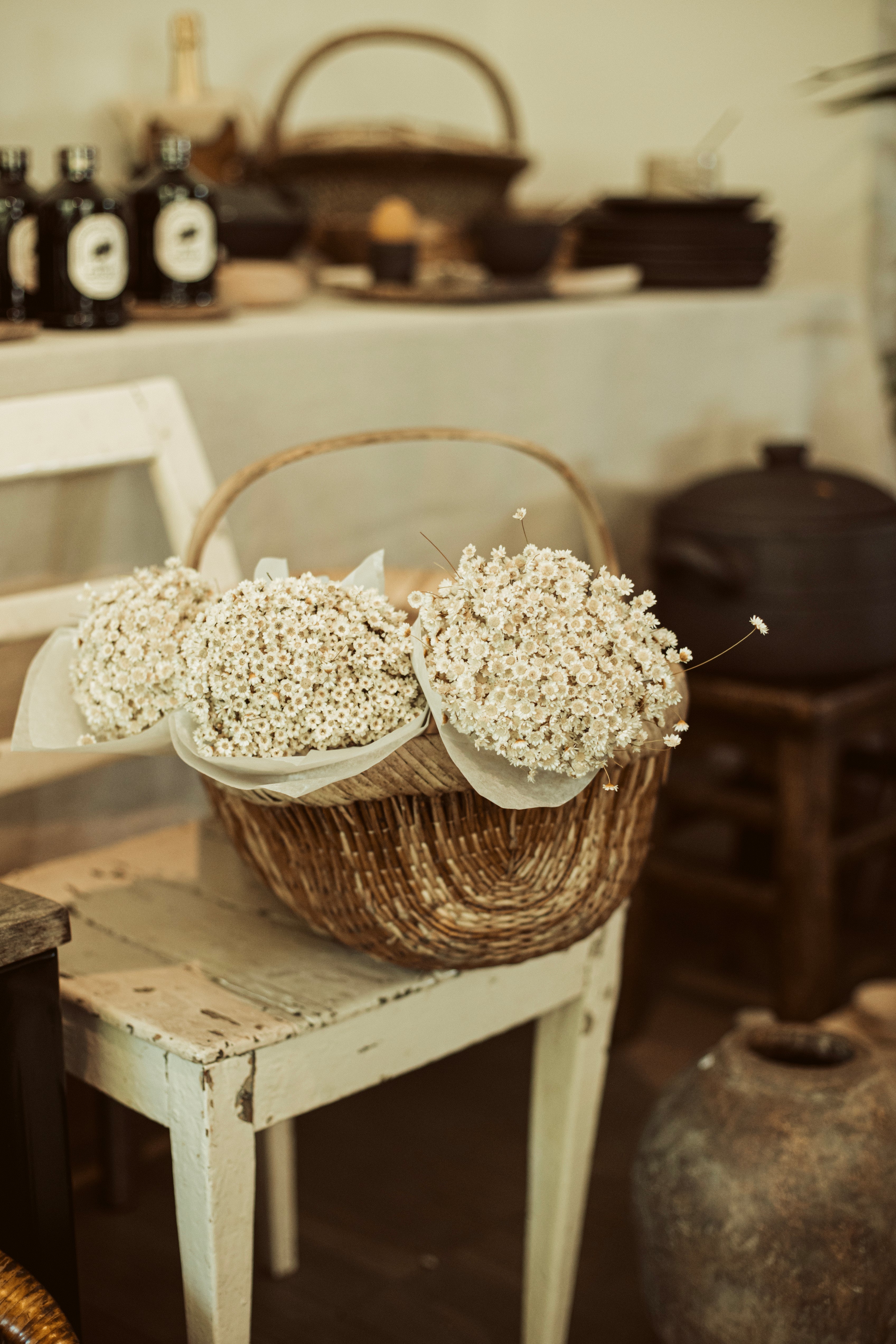 flowers dry