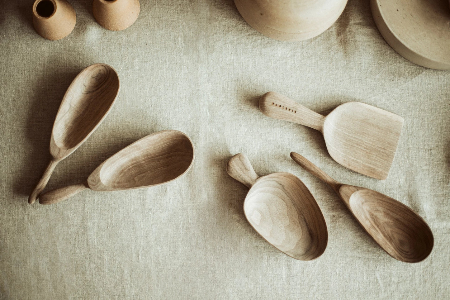 wooden salad spoon - recht