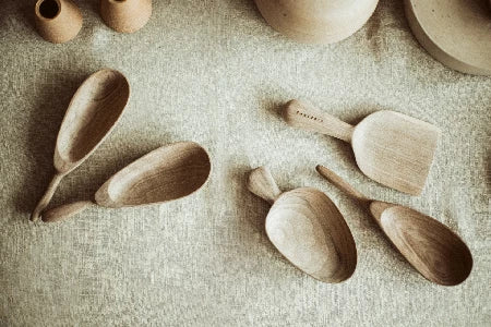 wooden salad spoon - rond