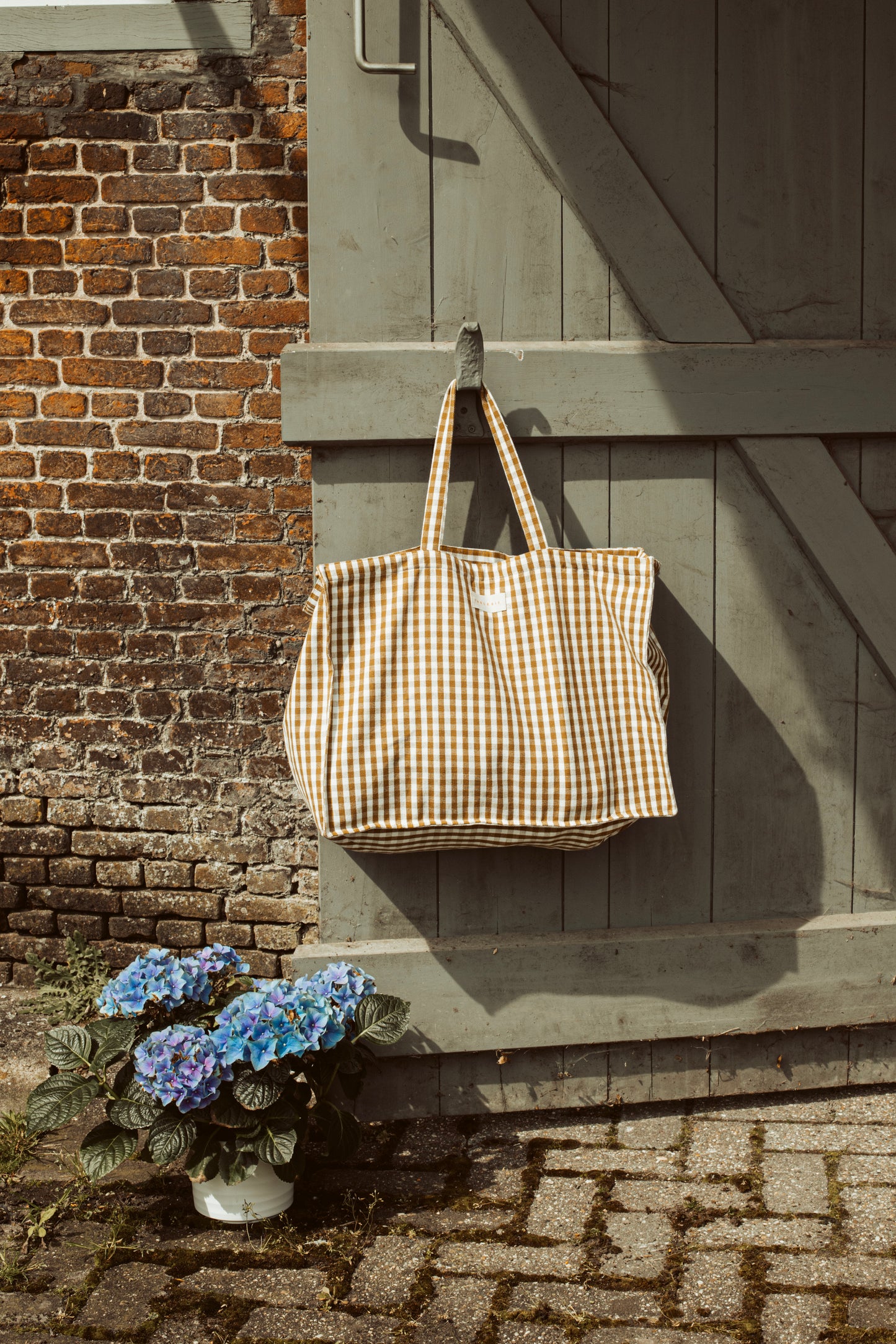 weekend bag in vichy check