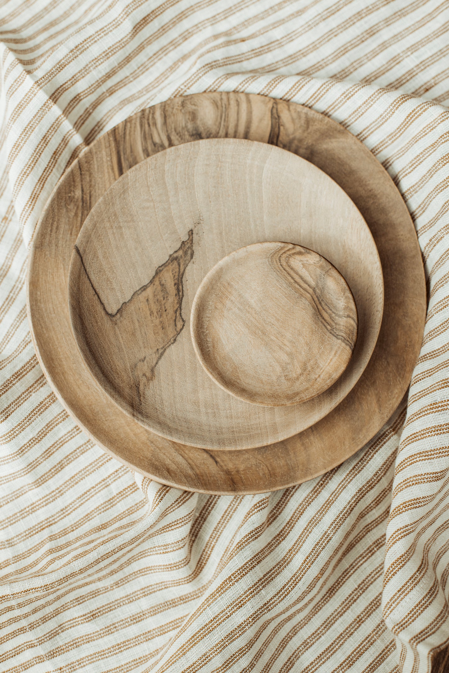 wooden plate